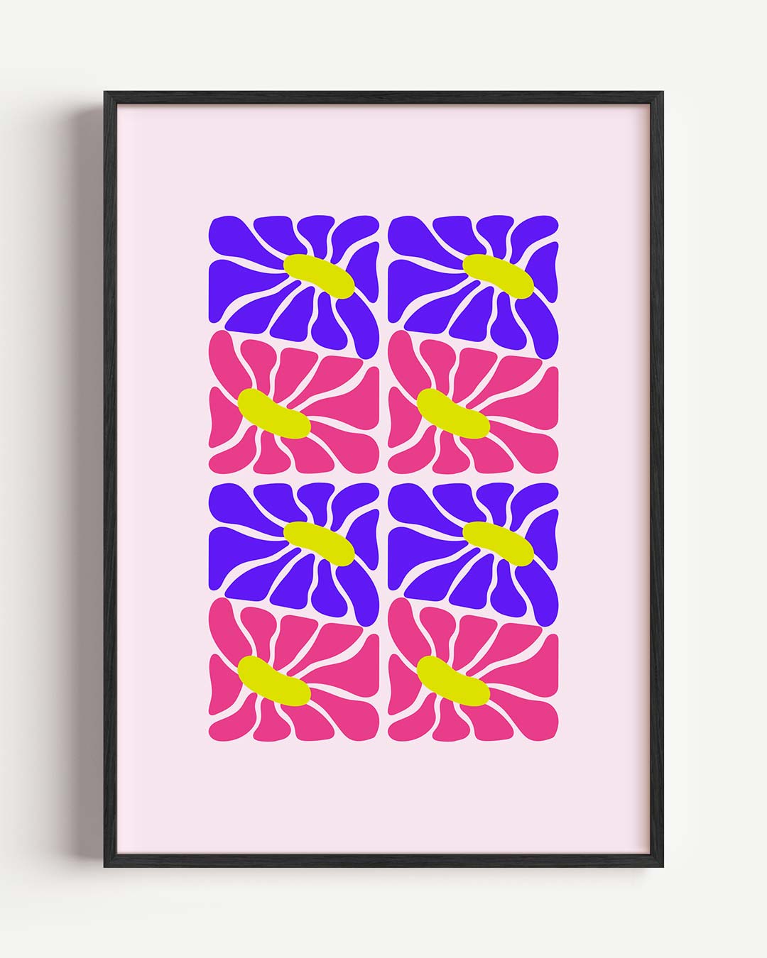 Bloemige Kleurenpracht – bloemen portret poster als wanddecoratie