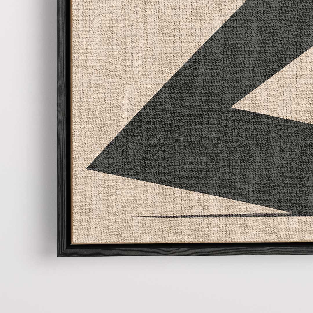 Abstracte Vormstudie – dibond kunstwerk als wanddecoratie