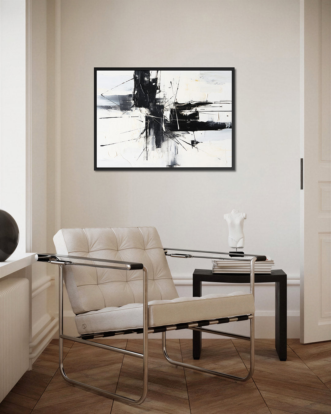 Dynamische lijnen – Abstract kunstwerk – kunstwerk op canvas, dibond of plexiglas