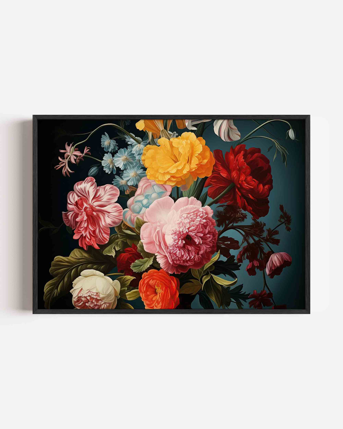 Bloemenpracht – bloemen landscape poster als wanddecoratie