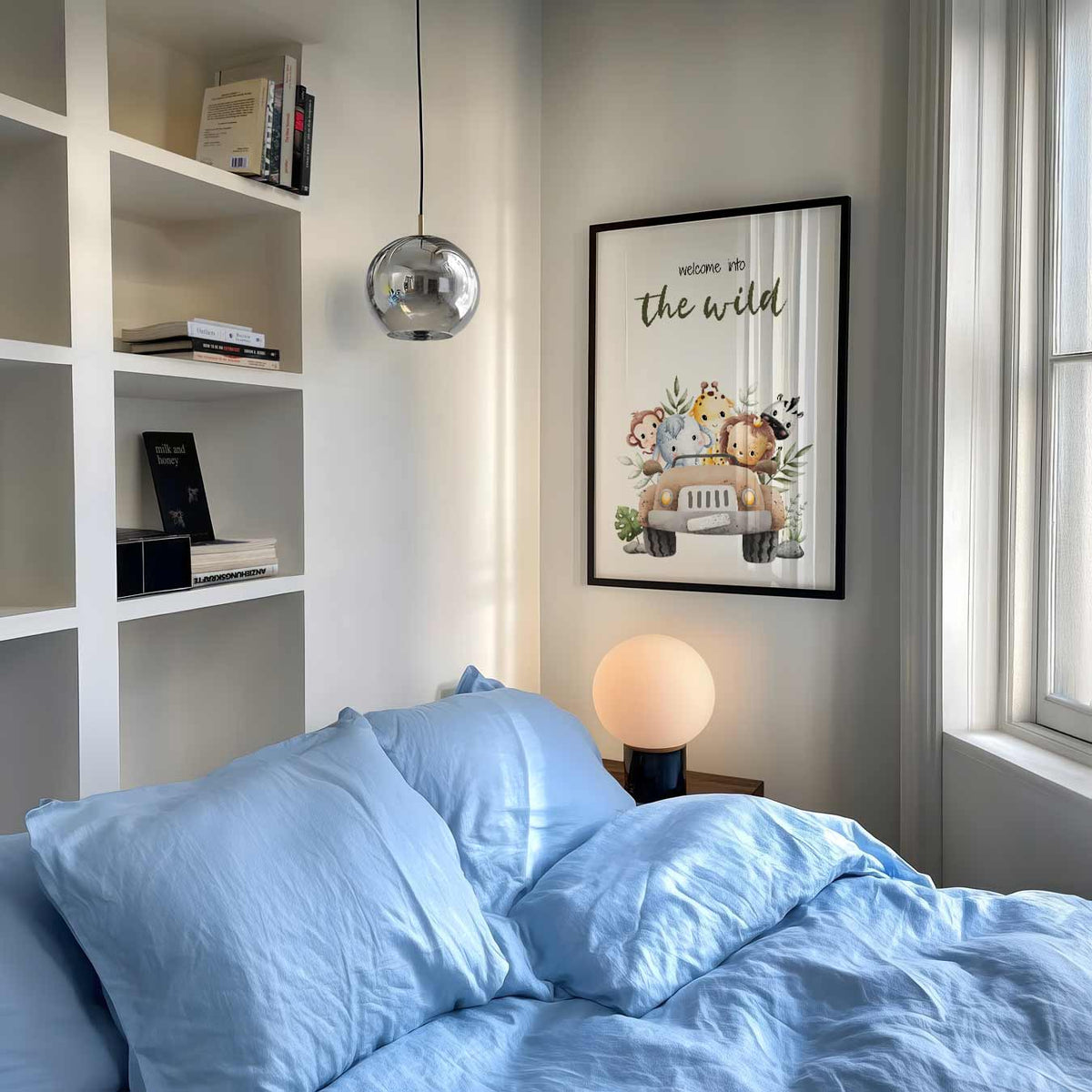 Welkom in de Jungle Kinderkamer – kinderposter in staand formaat