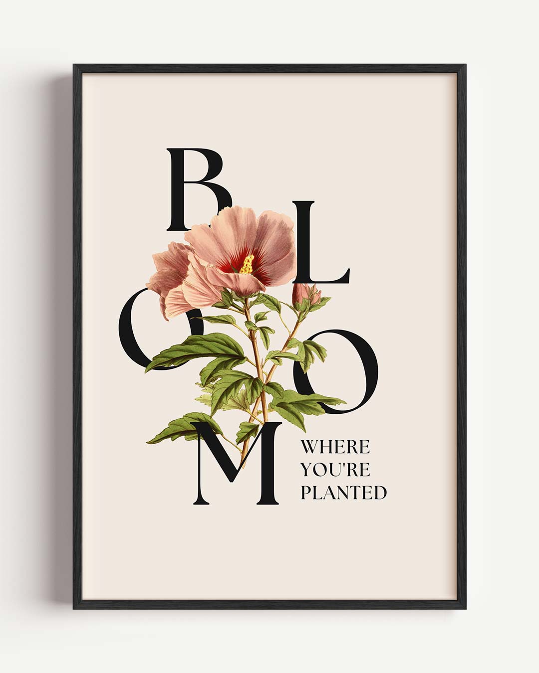 Bloemen Inspiratie – Popart en Streetart portret poster als wanddecoratie