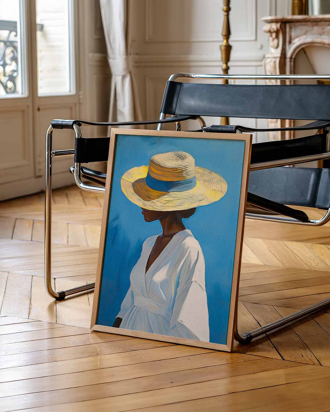 Zomerse Elegantie Wanddecoratie – urban poster in staand formaat