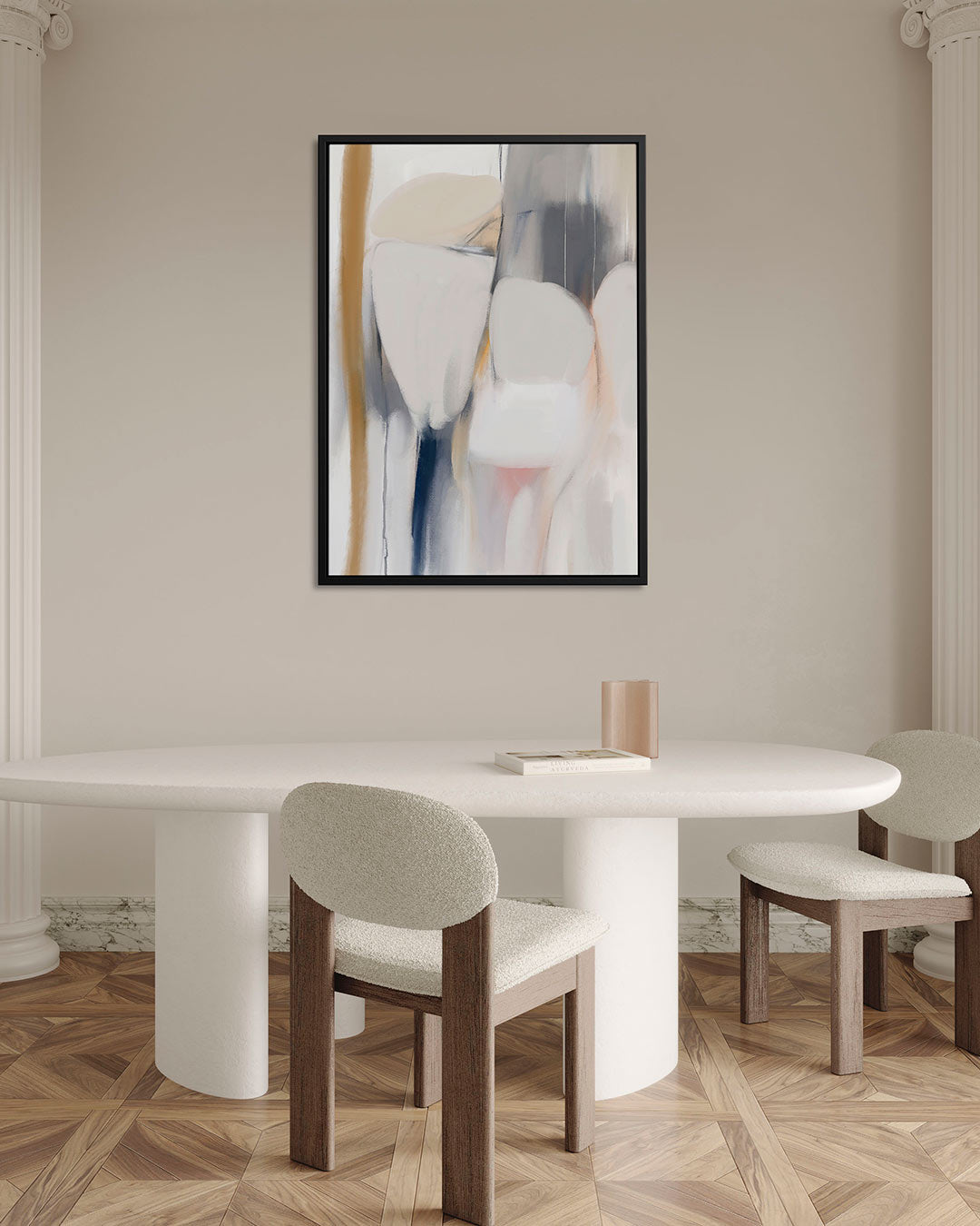 Organische vormen – staand wanddecoratie kunstwerk
