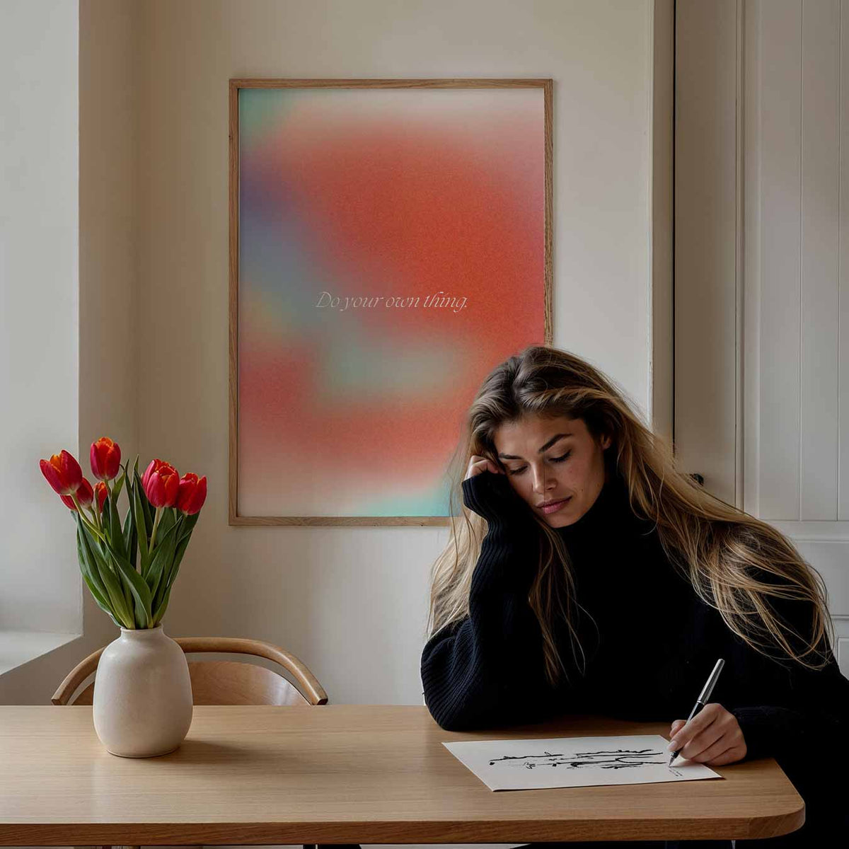 Do Your Own Thing – mindful portret poster, afbeelding 7