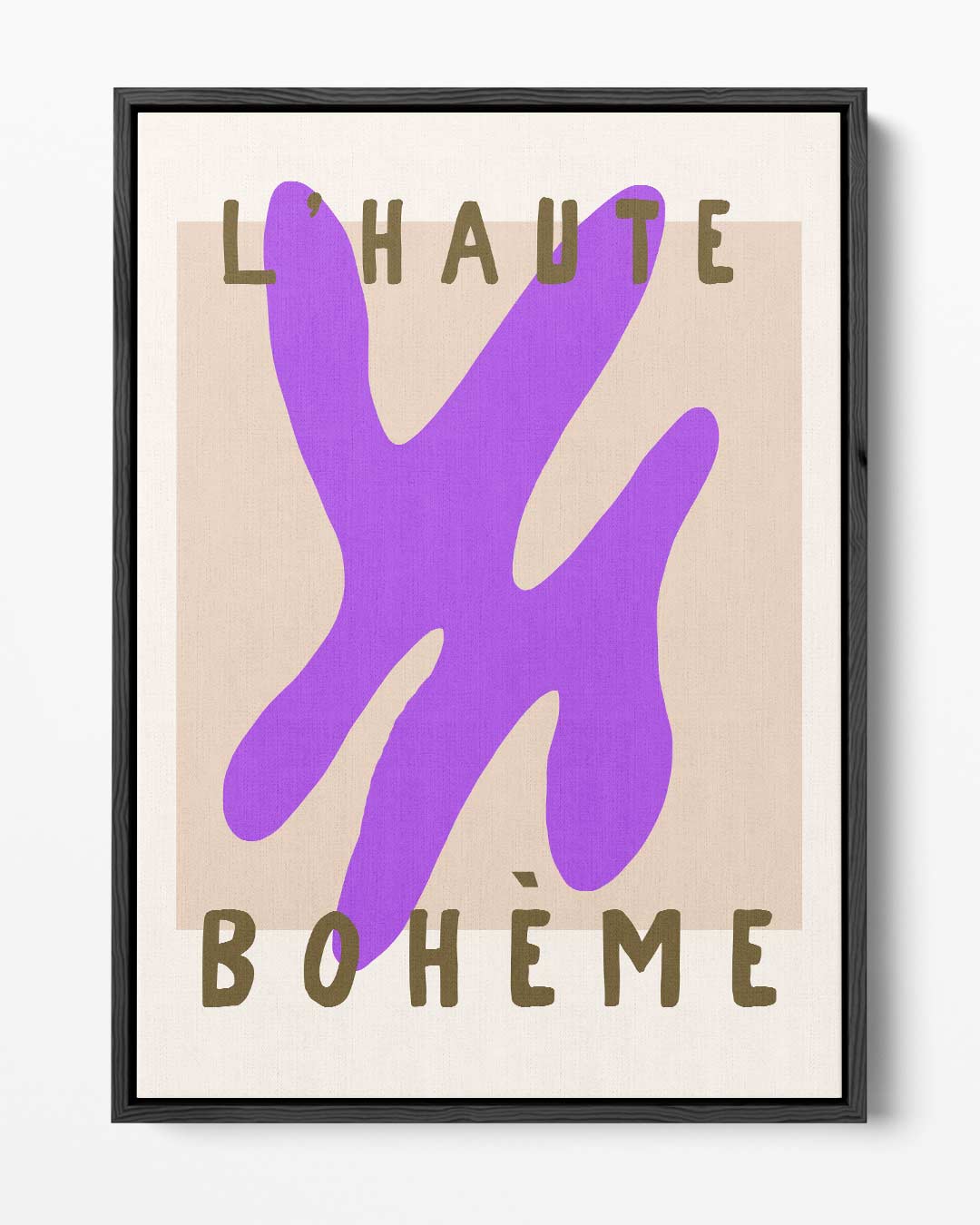 L'Haute Bohème Kunstprint – portret kunstwerk als wanddecoratie
