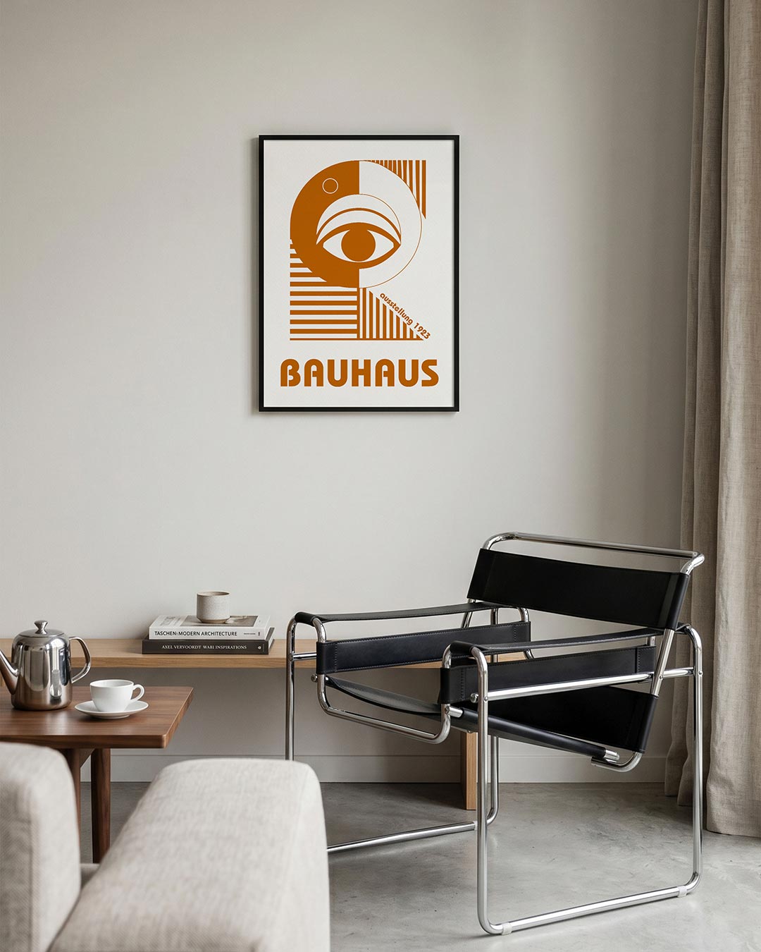  – geometrische Bauhaus poster in staand formaat