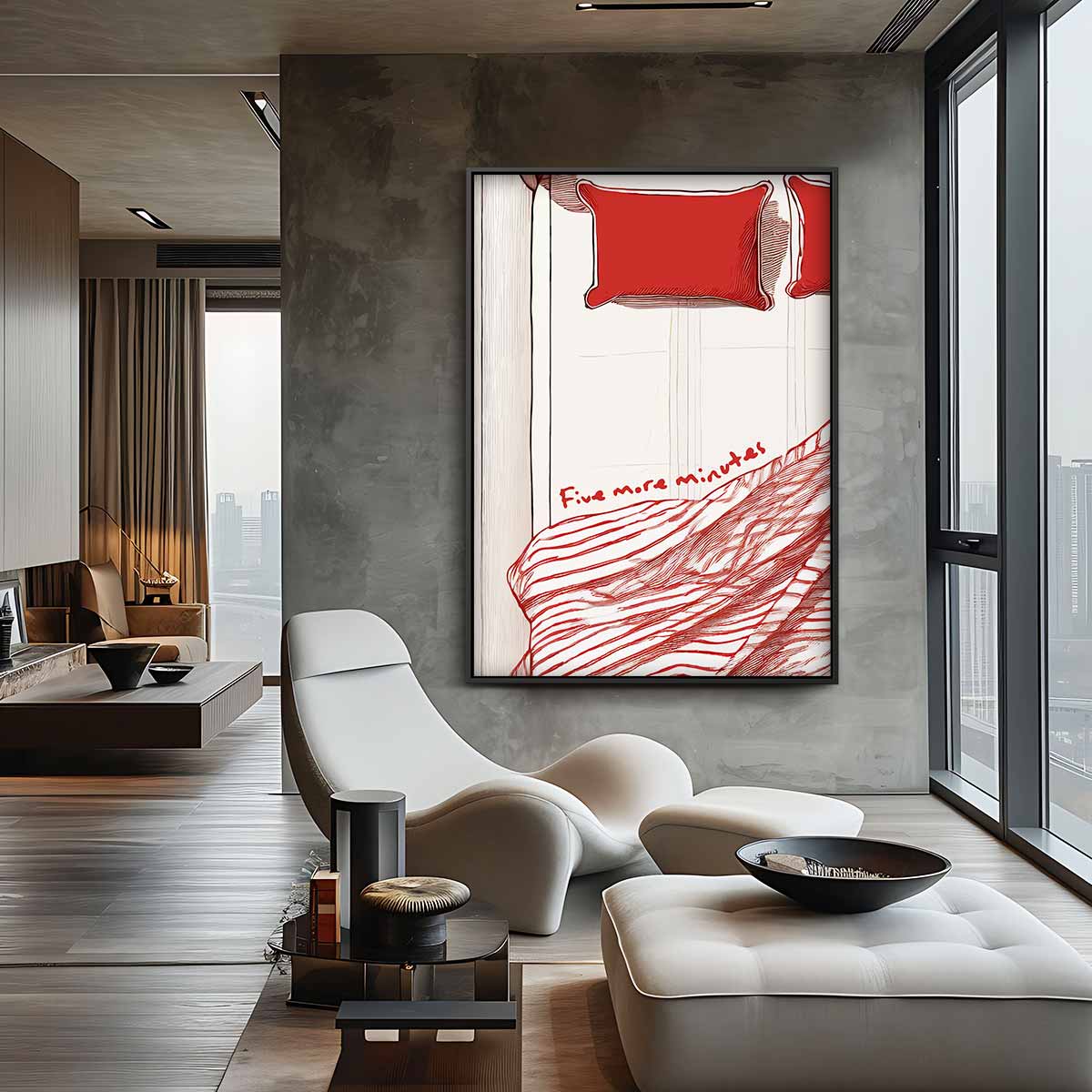 Vijf Minuten Meer – plexiglas kunstwerk als wanddecoratie