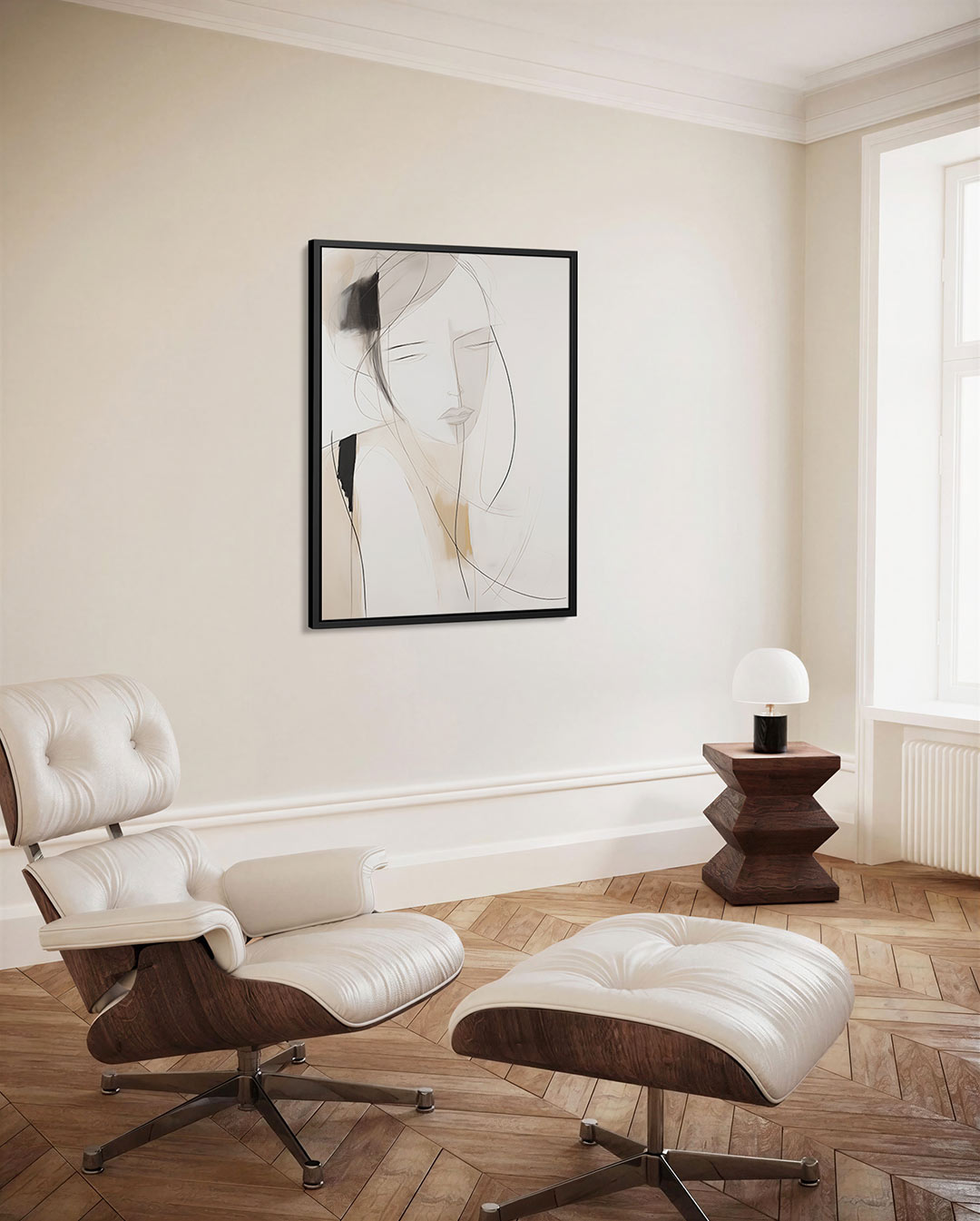 Portret – staand wanddecoratie kunstwerk