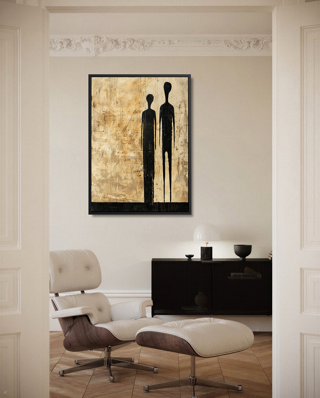 Figuratieve silhouetten – moderne staande wandkunst