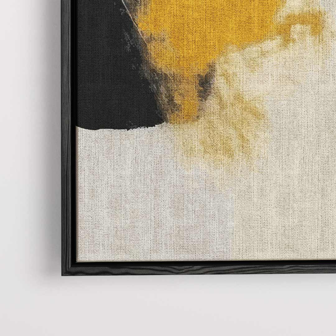 Stroom van Oker – dibond kunstwerk als wanddecoratie