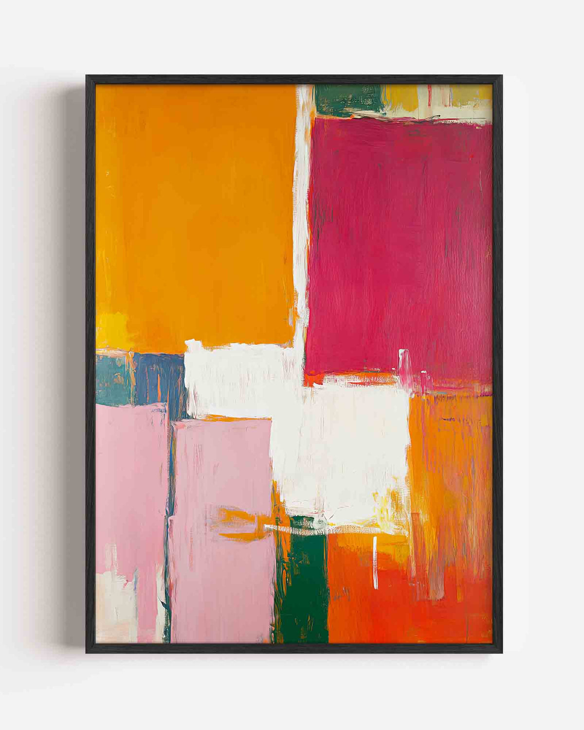 Abstracte vormen – dromerige illustratie poster als wanddecoratie