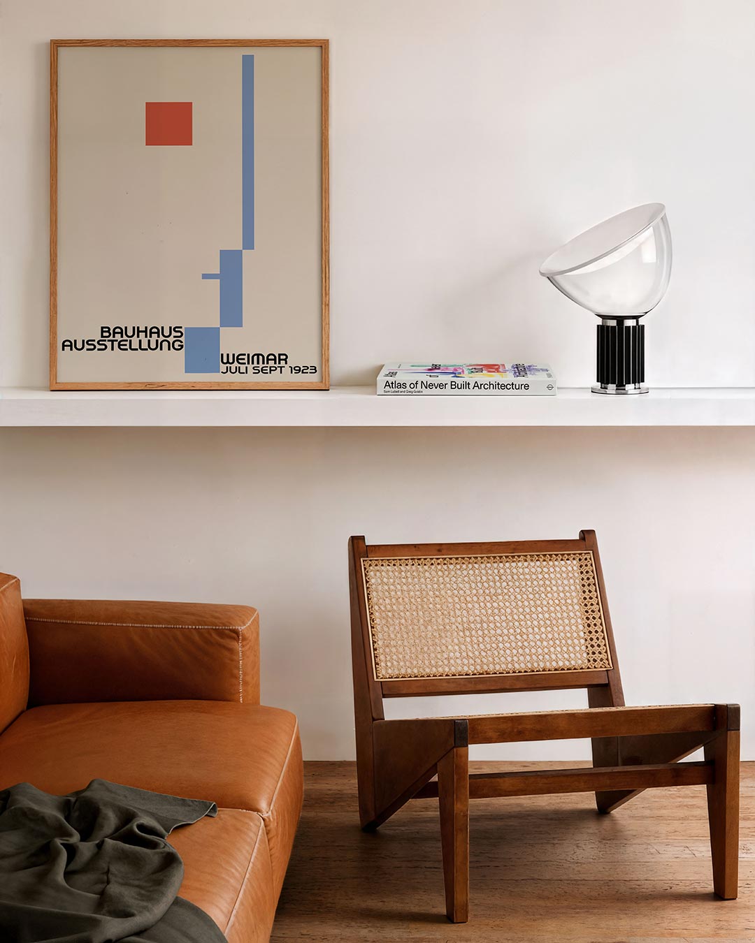 Vorm en kleur – staande Bauhaus poster voor aan de muur