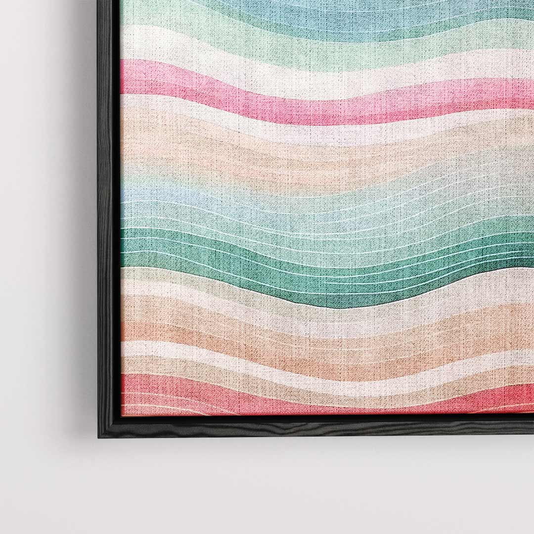 Zomerse Golven – dibond kunstwerk als wanddecoratie