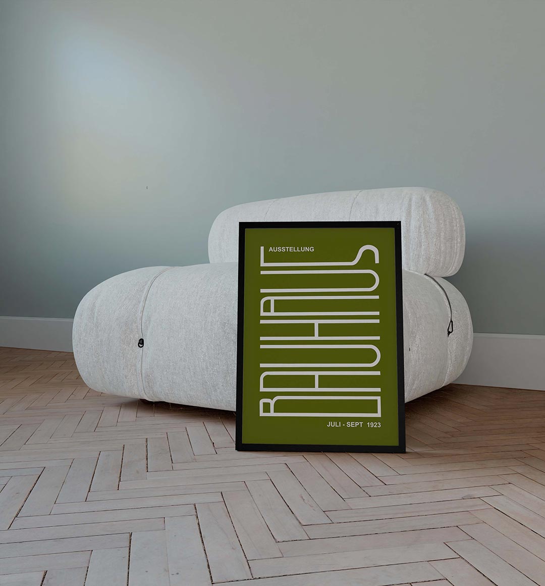Abstracte – geometrische poster in Bauhaus-stijl van WallArtistic