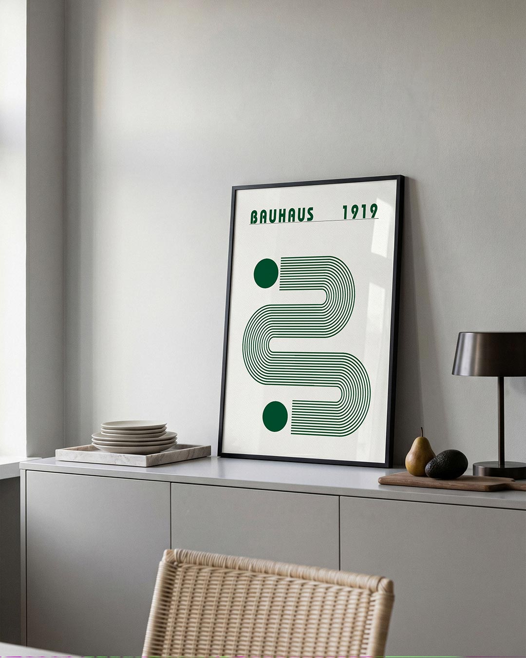  – moderne Bauhaus wandkunst als poster