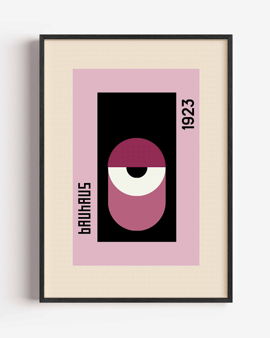 Abstracte – staande Bauhaus poster als wanddecoratie