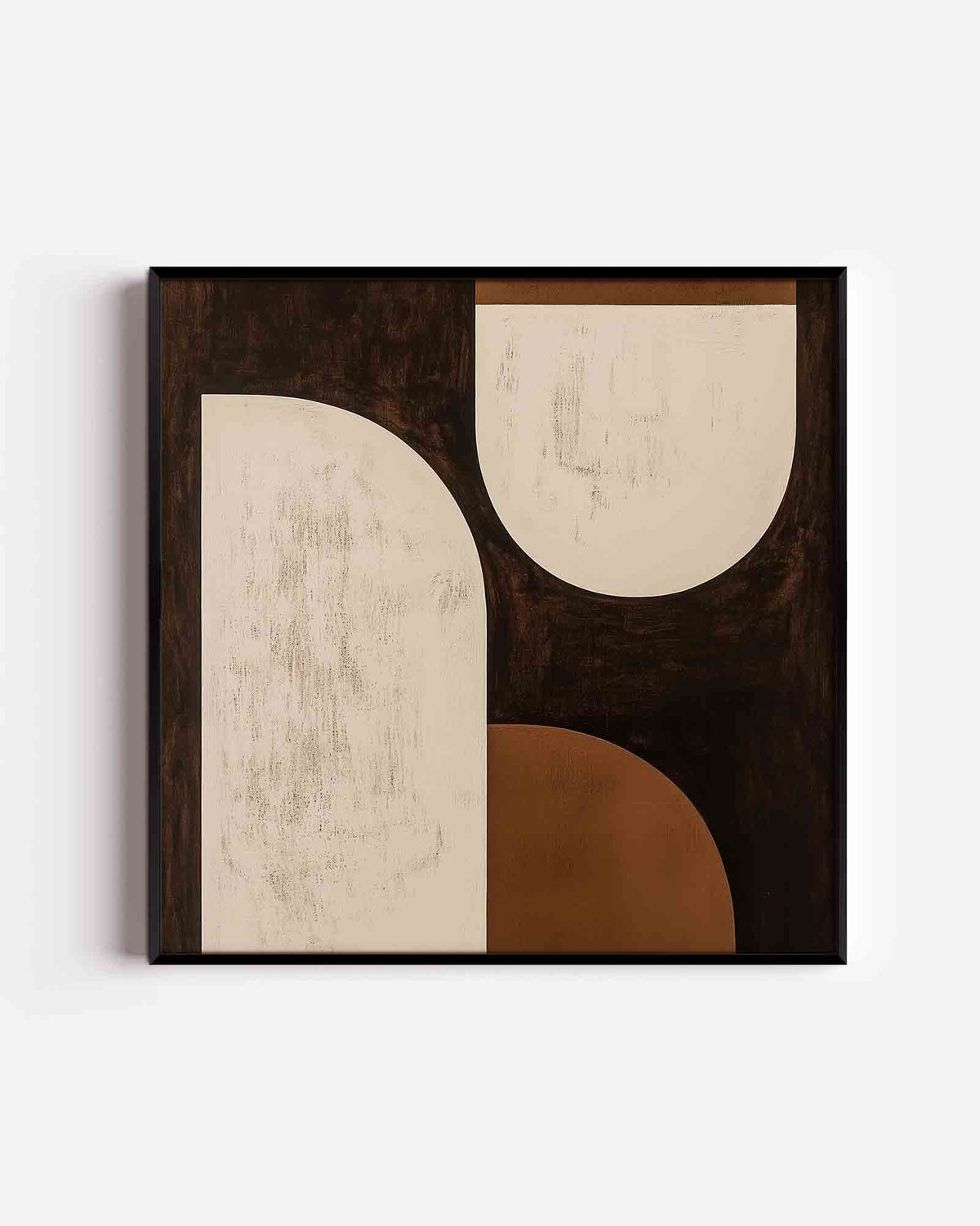 Abstracte vormen – moderne vierkante poster als wanddecoratie
