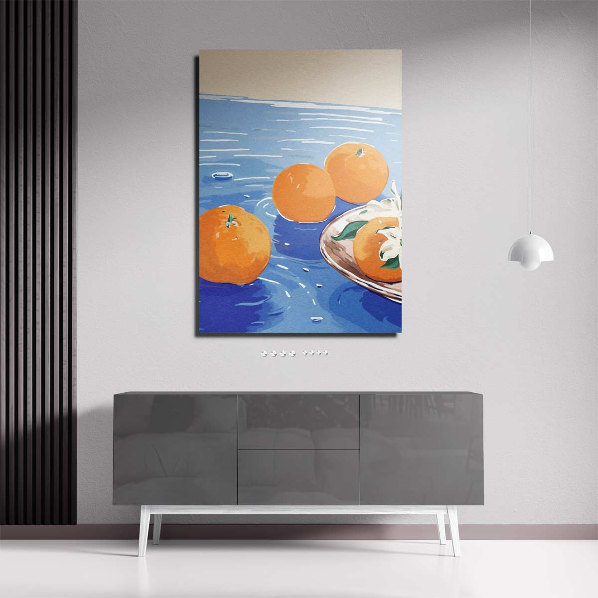 Zomers Citrus Geluk – portret kunstwerk als wanddecoratie, afbeelding 18