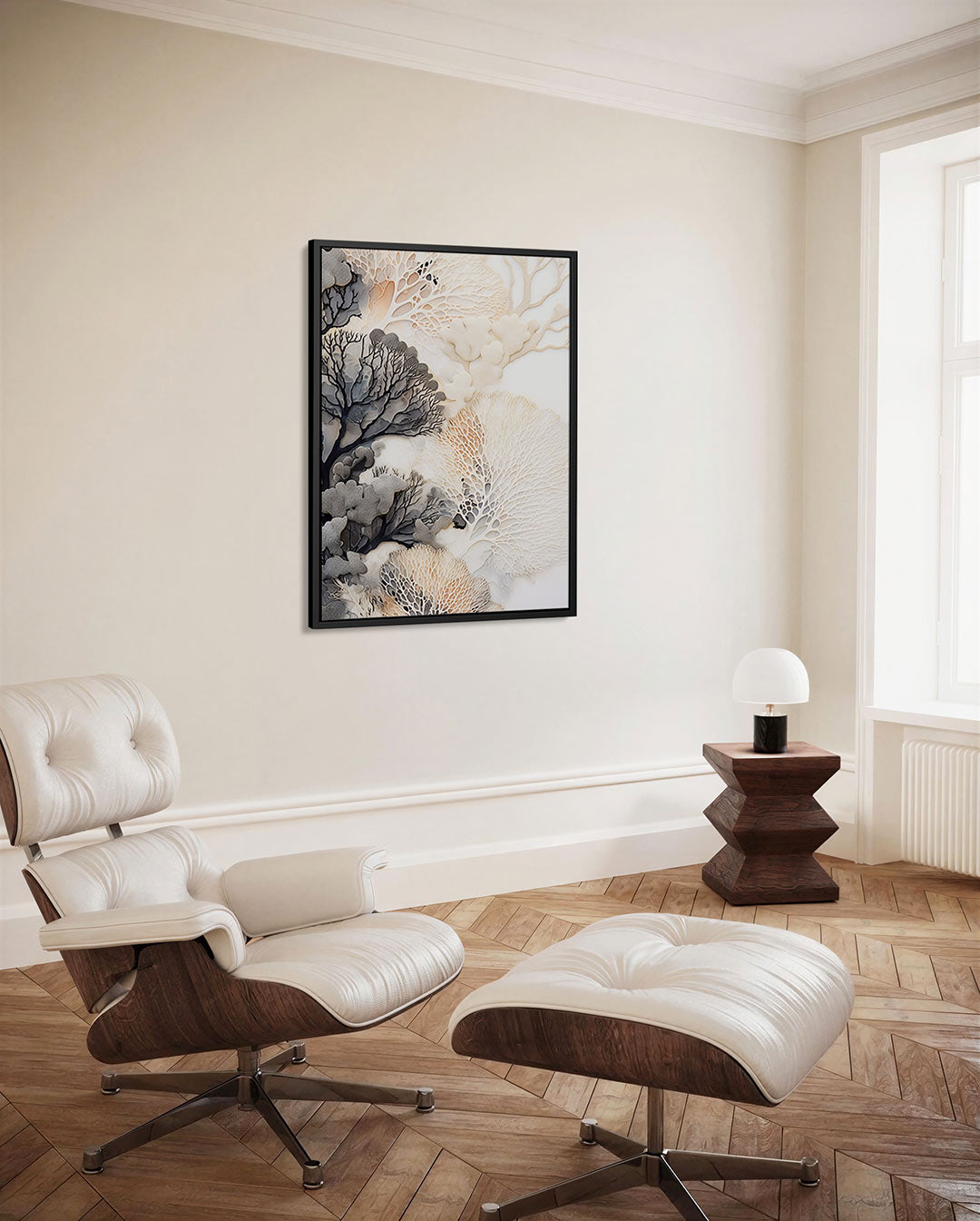 Organische patronen – staand wanddecoratie kunstwerk