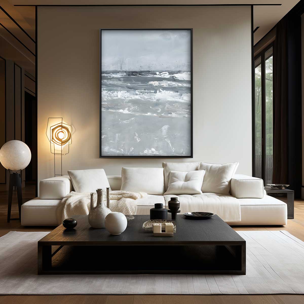Mystieke Vloed – staand kunstwerk voor modern interieur