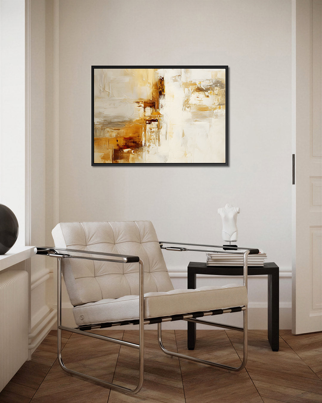 Warme kleuren harmonie – kunstwerk op canvas, dibond of plexiglas