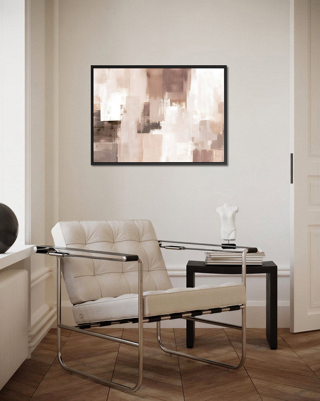Zachte geometrische vormen – Harmonie – kunstwerk op canvas, dibond of plexiglas
