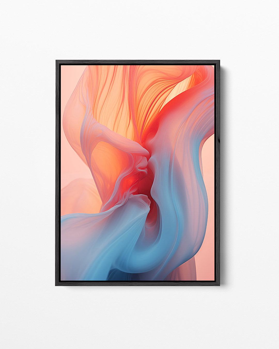 Vloeiende kleuren – Dynamisch – staand wanddecoratie kunstwerk
