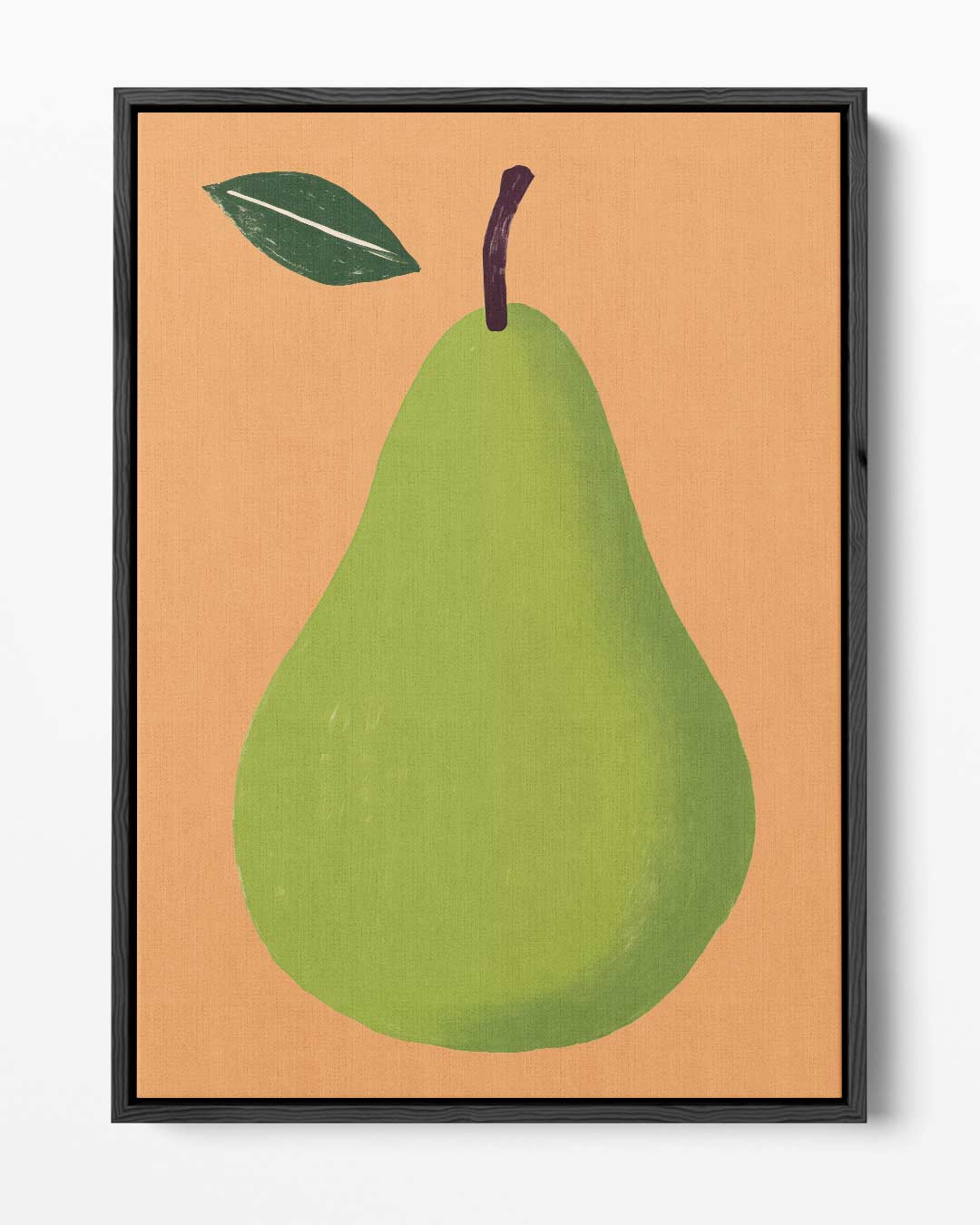 Speelse Peer Illustratie – portret kunstwerk als wanddecoratie