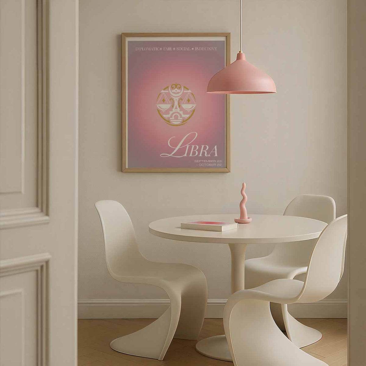 Libra Sterrenbeeld – rustgevende wandkunst als portret poster