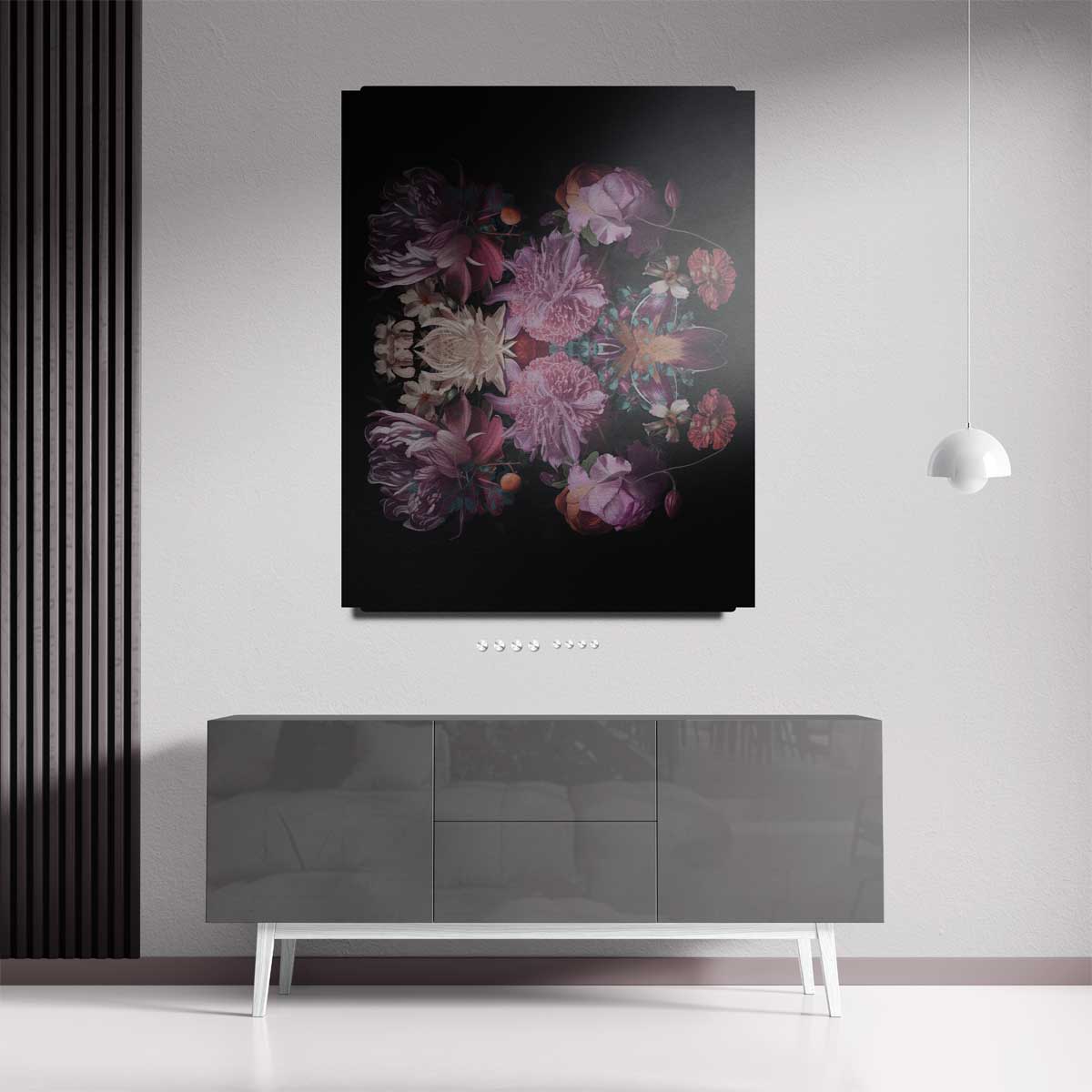 Bloemenpracht Symfonie – staand kunstwerk voor modern interieur