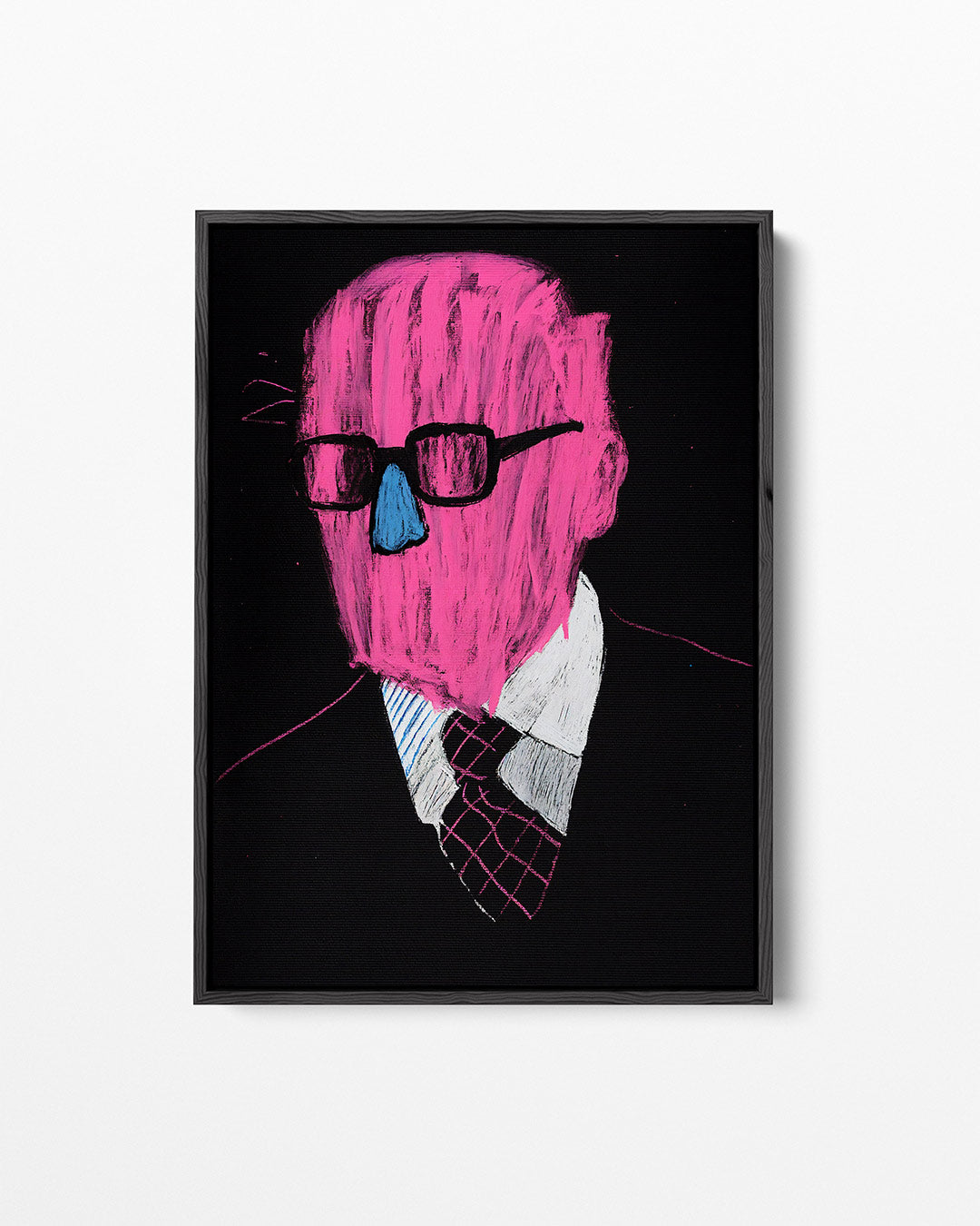 Kleurrijk portret – staand wanddecoratie kunstwerk