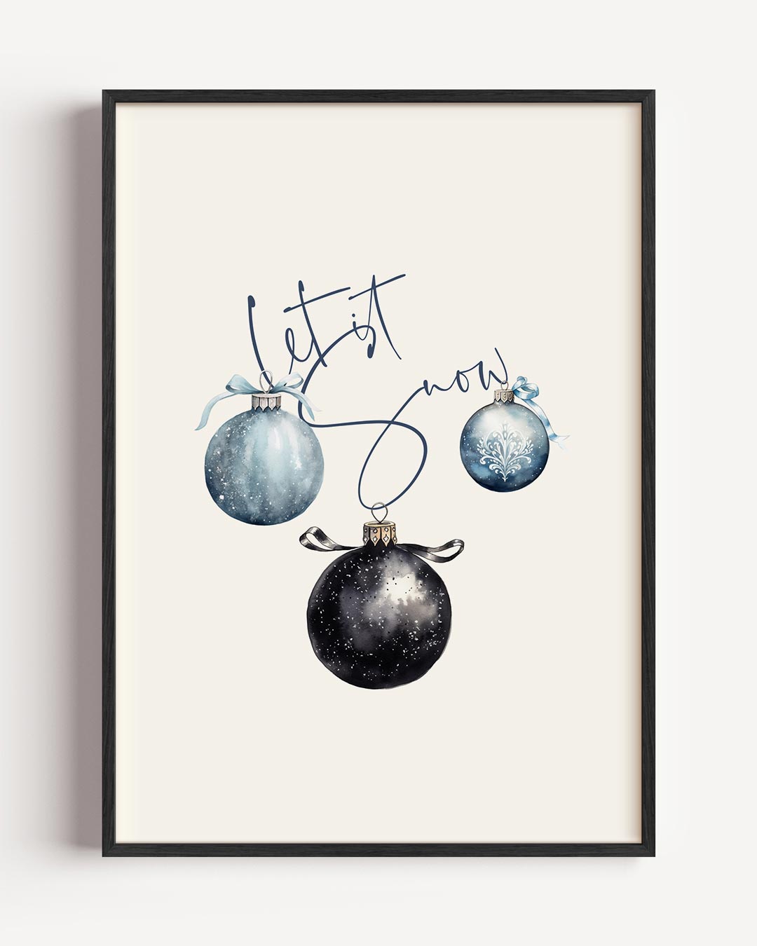 Sfeervolle Winter Wonderland – kerst portret poster als wanddecoratie