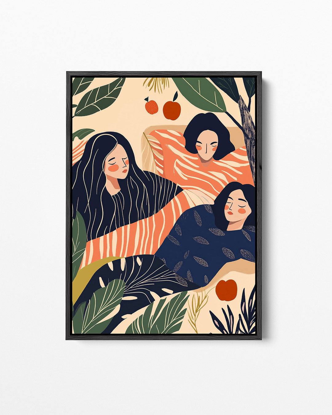 Dromerige figuren – staand wanddecoratie kunstwerk