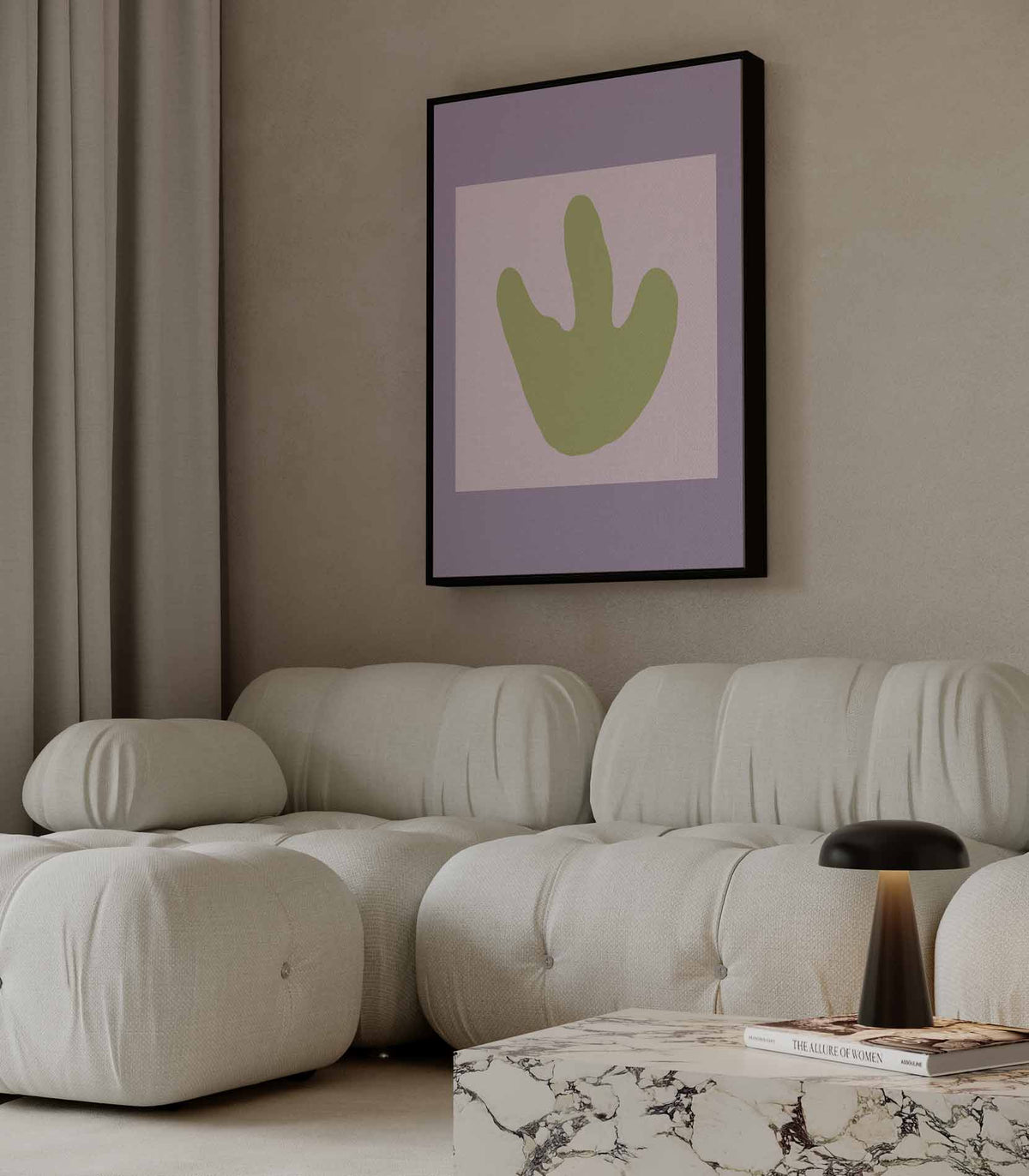 Vreemd Blad – staande wandkunst voor woonkamer of interieur