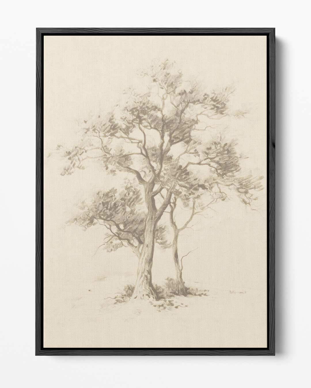Mystieke Bomen Tekening – portret kunstwerk als wanddecoratie