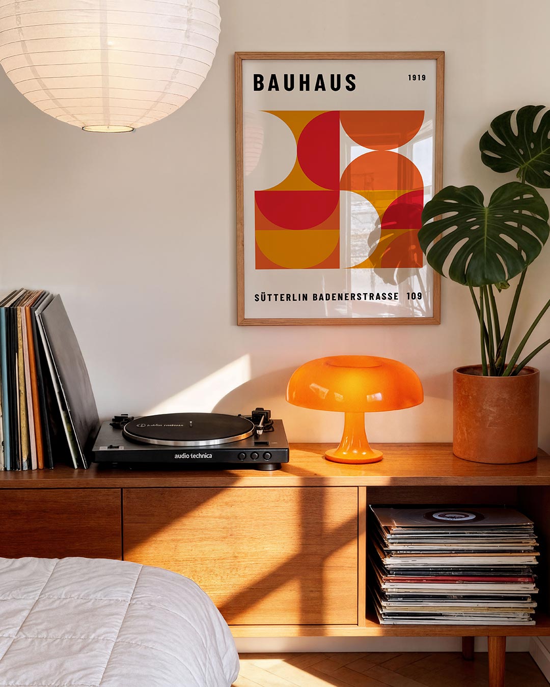 Vormen en vlakken – moderne Bauhaus wandkunst als poster