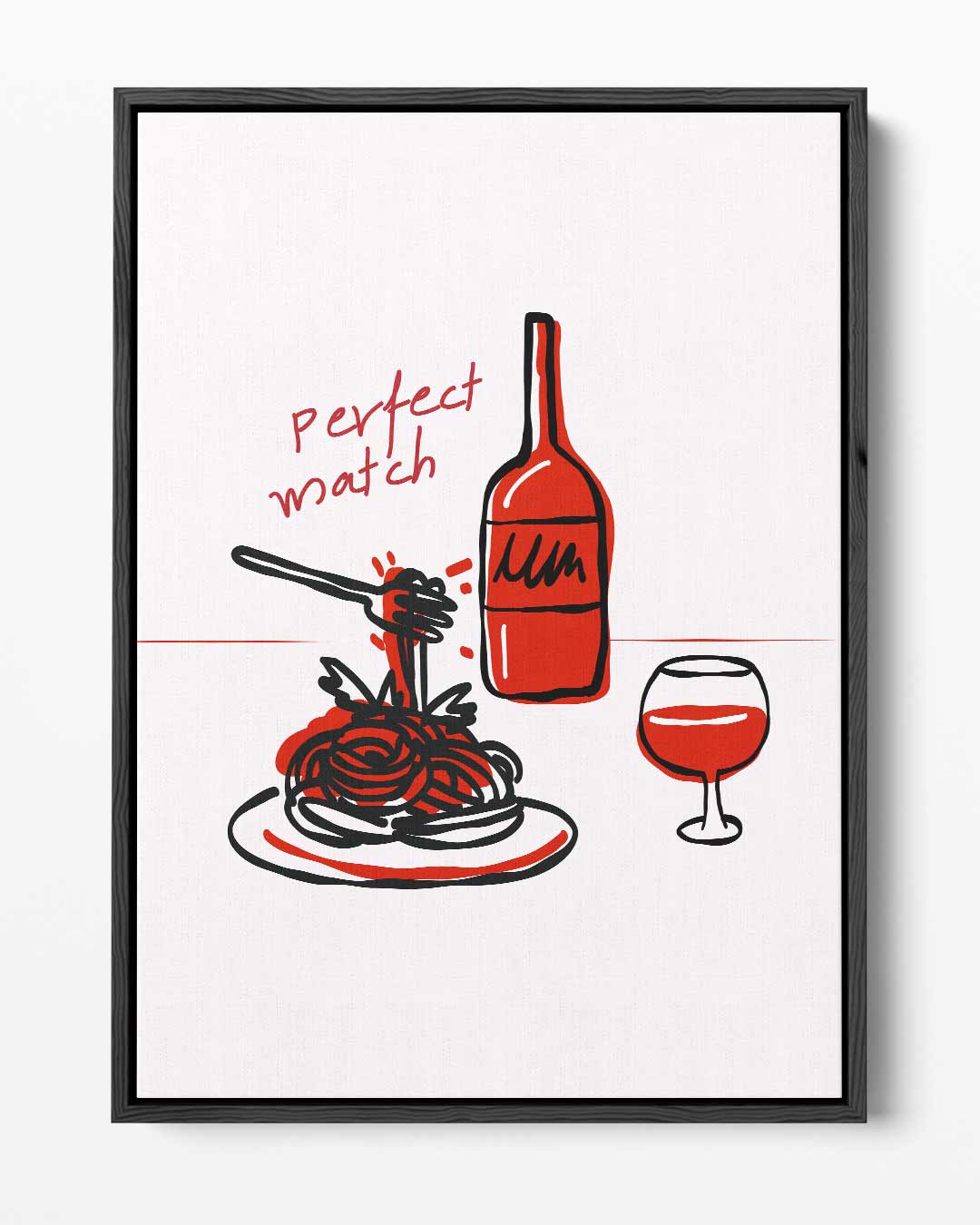 Perfecte Combinatie – portret kunstwerk als wanddecoratie