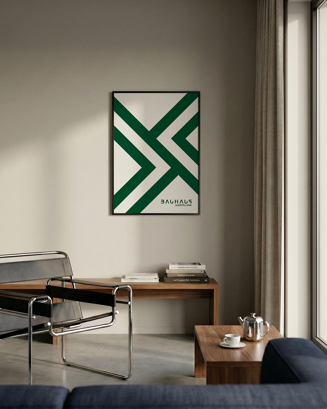  – geometrische poster in Bauhaus-stijl van WallArtistic