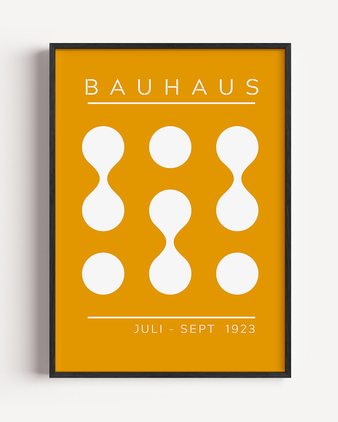 Abstracte – staande Bauhaus poster als wanddecoratie