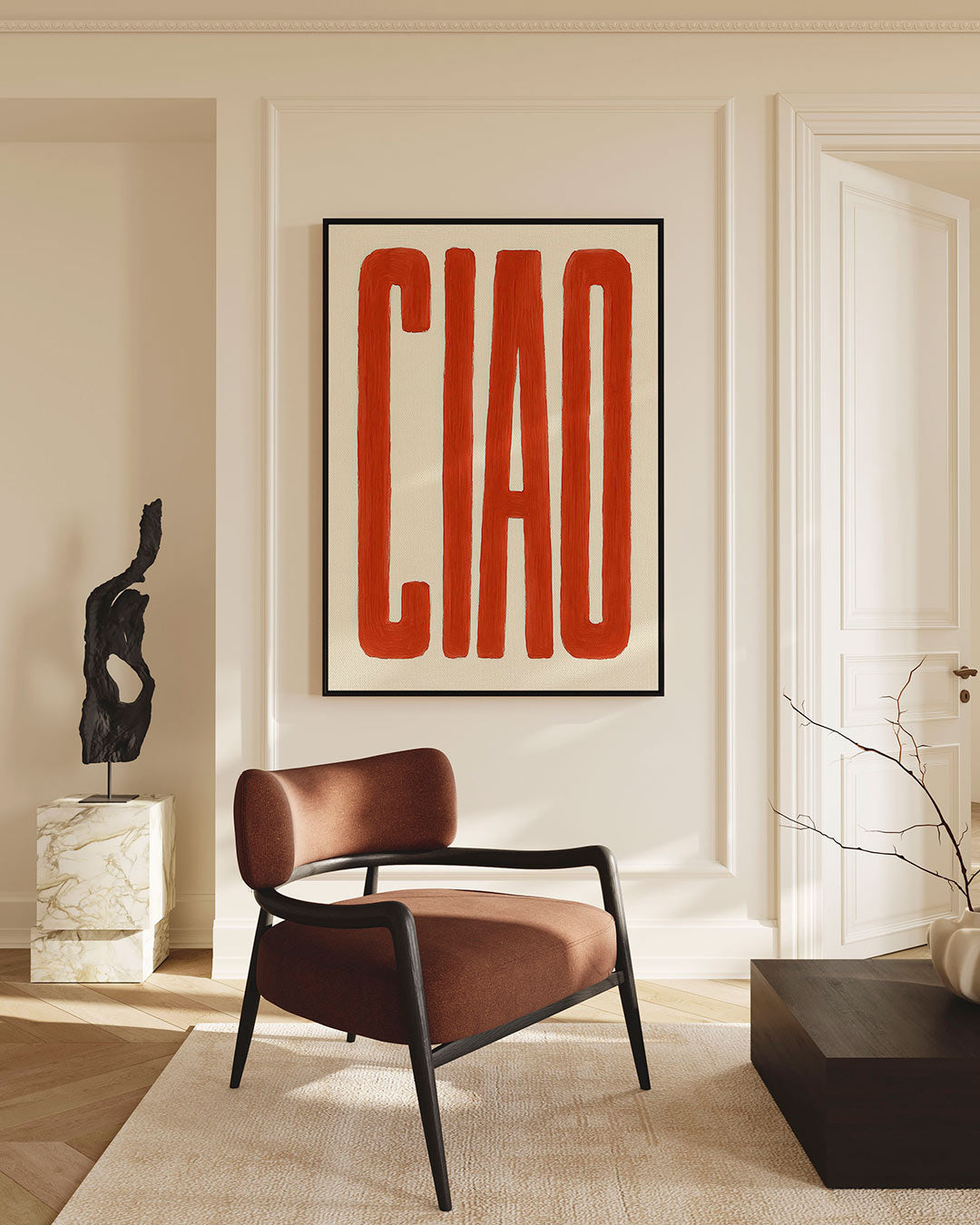 Grote letters – staande wanddecoratie