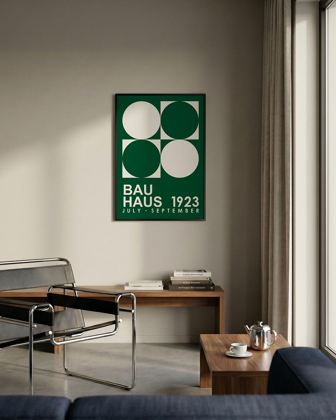  – geometrische poster in Bauhaus-stijl van WallArtistic