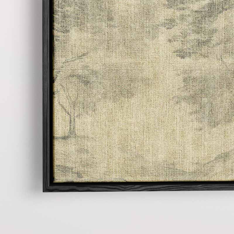 Serene Boslandschap – staand kunstwerk voor modern interieur