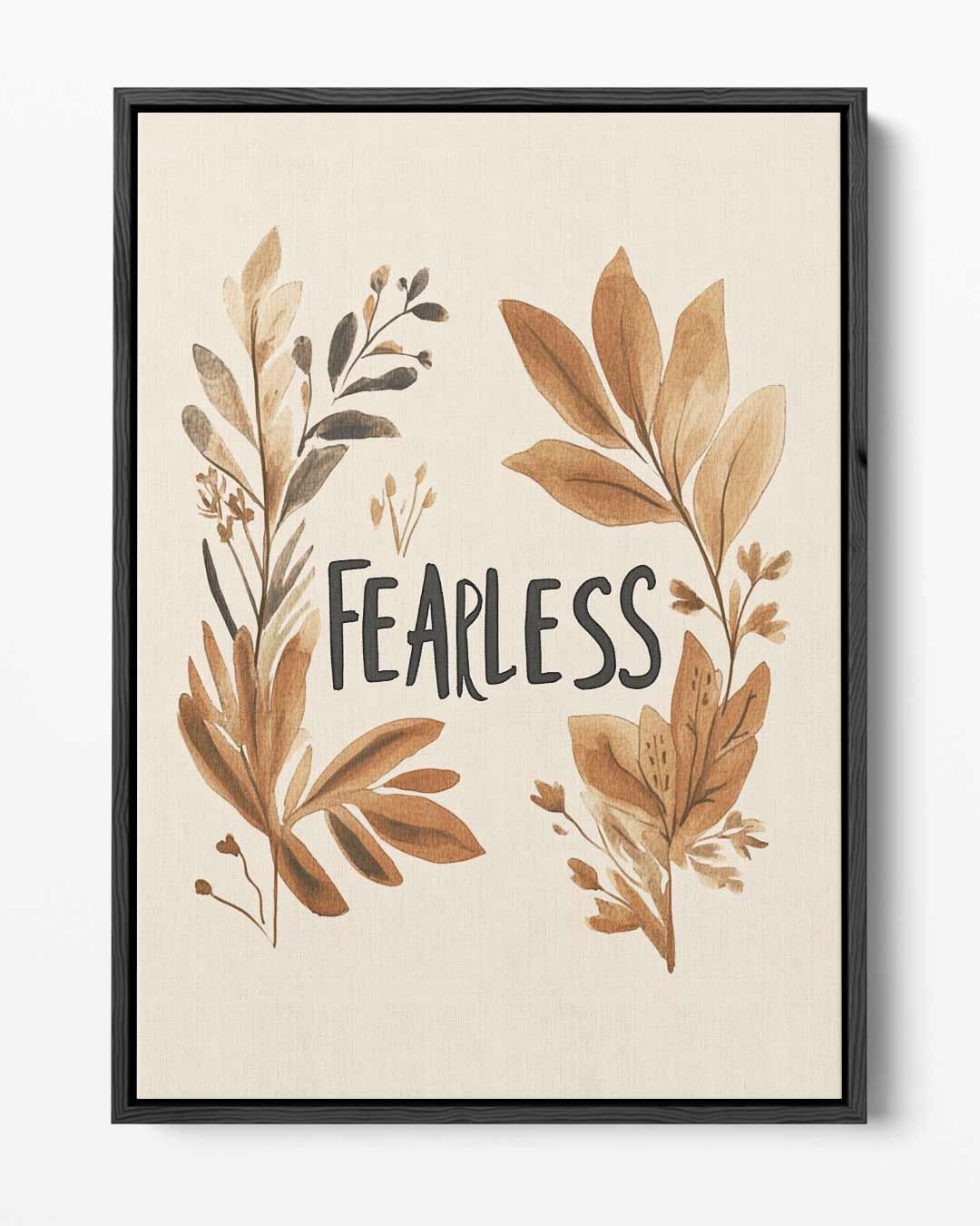 Fearless Botanical Kunstprint – portret kunstwerk als wanddecoratie