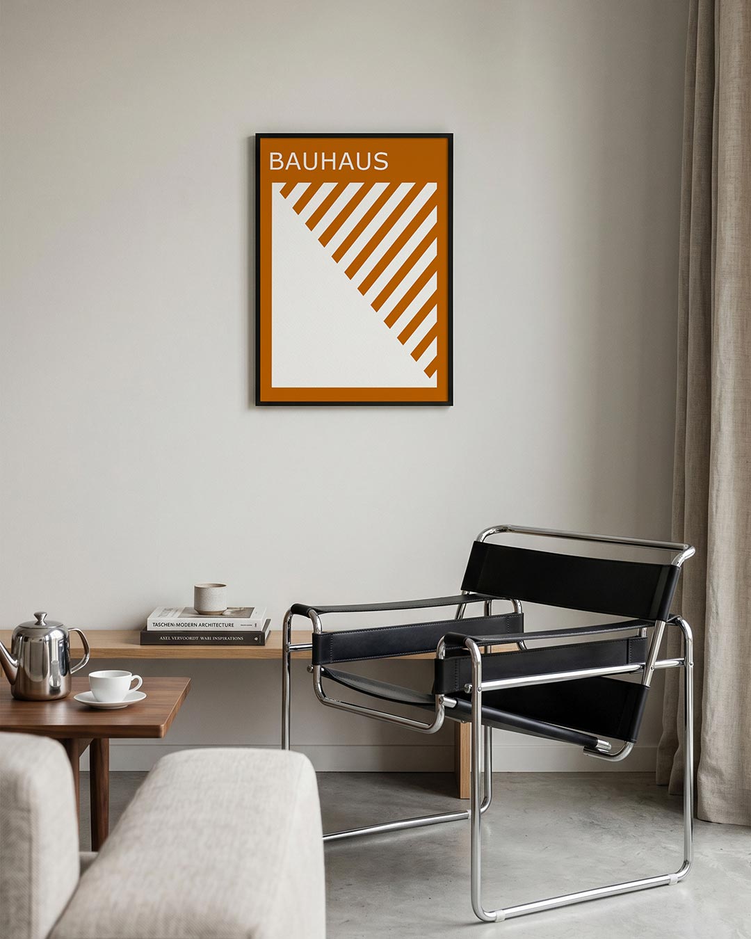  – geometrische Bauhaus poster in staand formaat