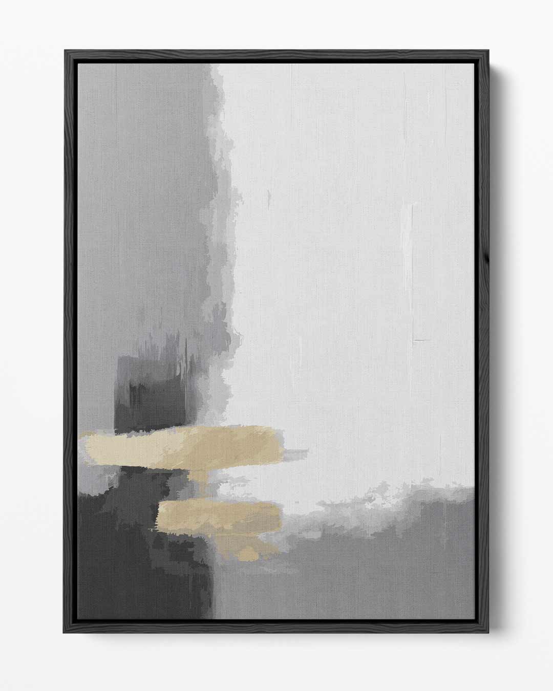 Abstract Grijs Tinten Kunstwerk – portret kunstwerk als wanddecoratie