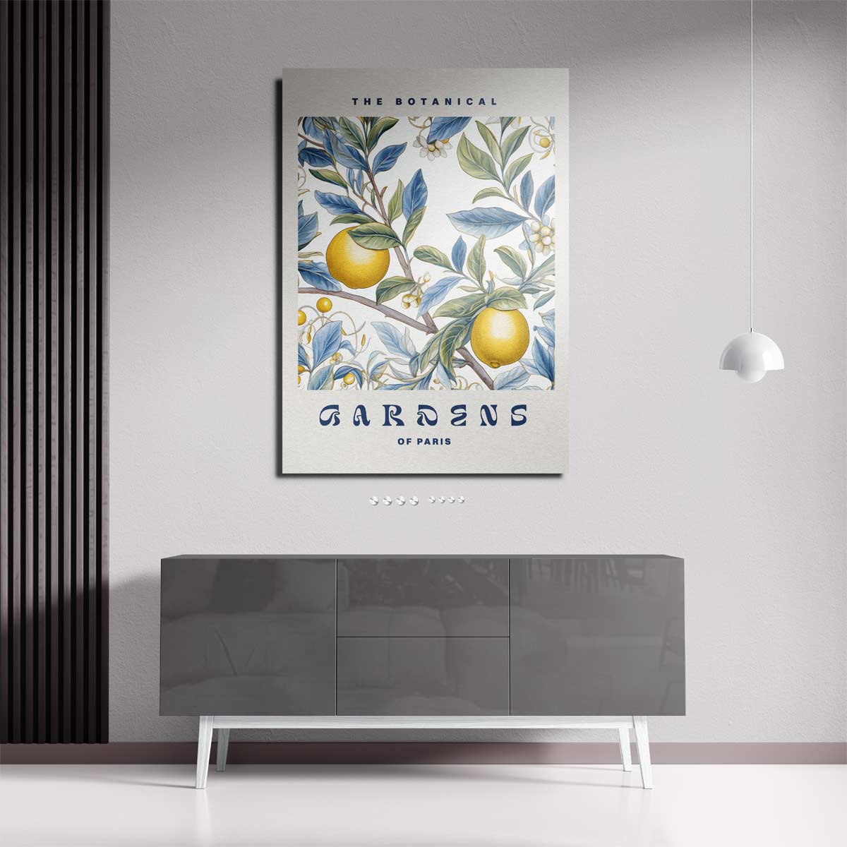 Botanische Tuinen van Parijs – staande wandkunst voor woonkamer of interieur