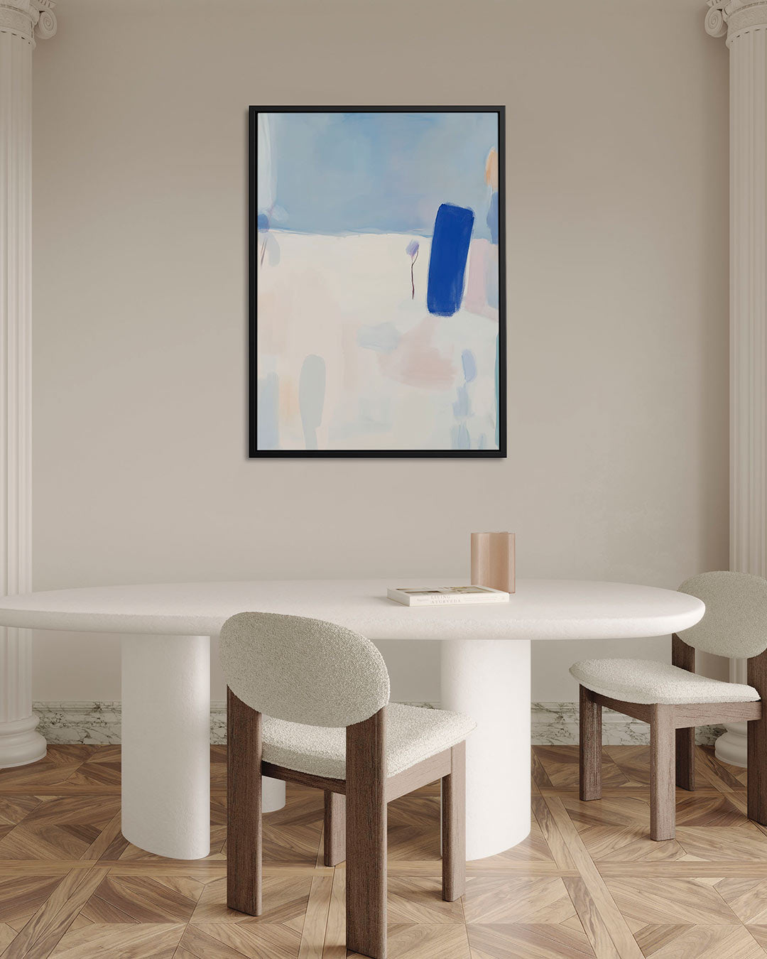 Kleurencompositie – staand wanddecoratie kunstwerk