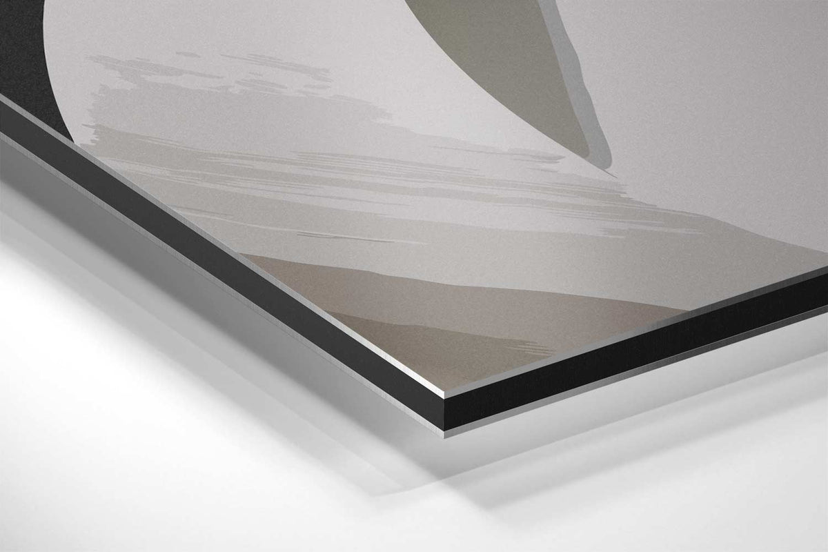 Golvende Gratie – canvas kunstwerk als wanddecoratie