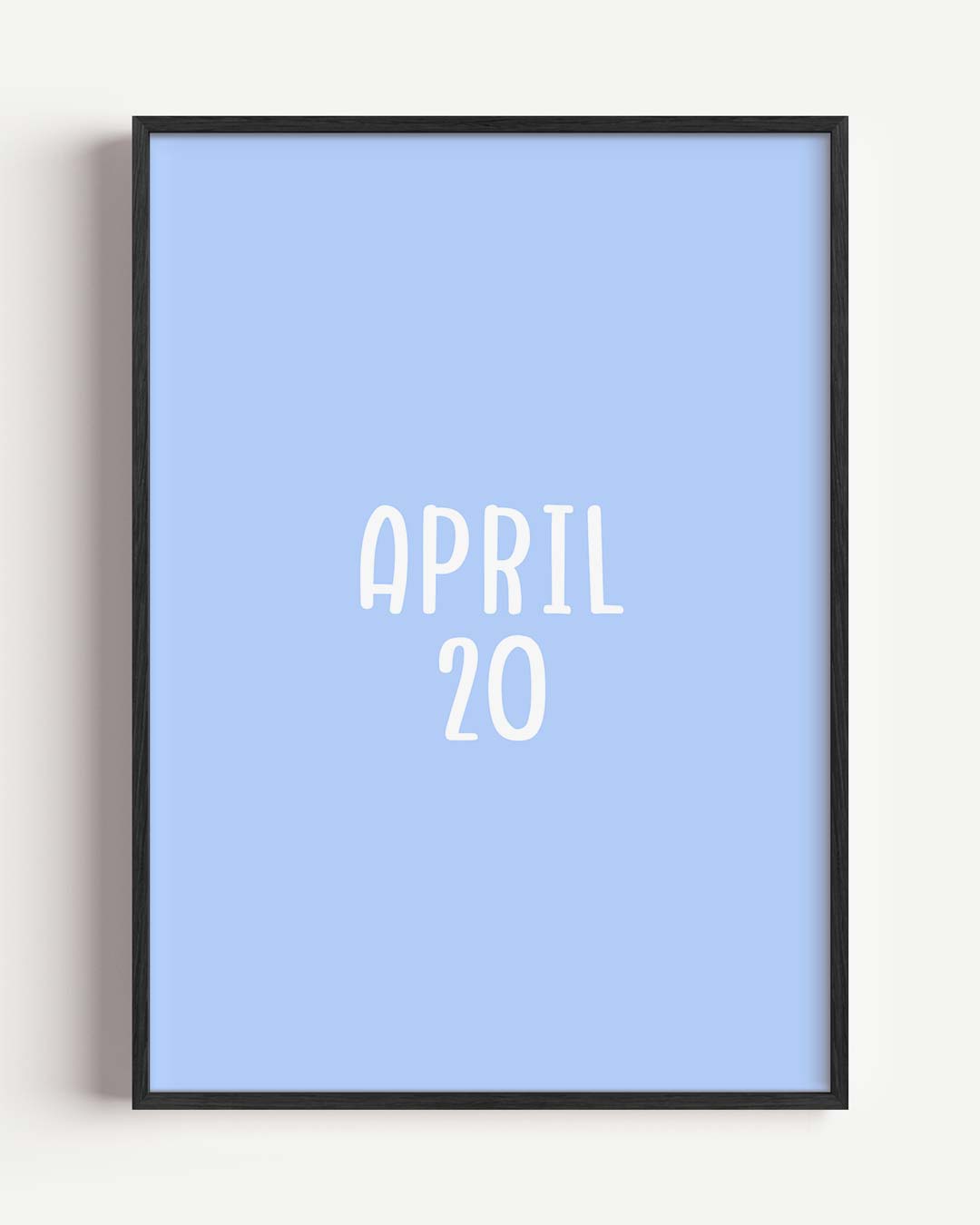 Zachte April Inspiratieposter – paas portret poster als wanddecoratie